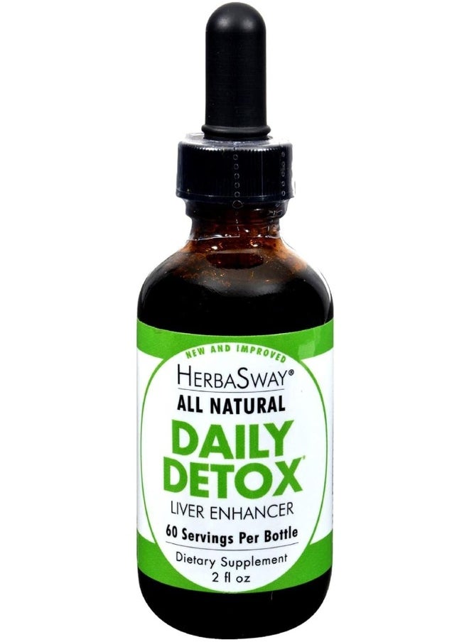 HerbaSway Labs Daily Detox Maximum Liver Support 2 Fl Ounce Liquid