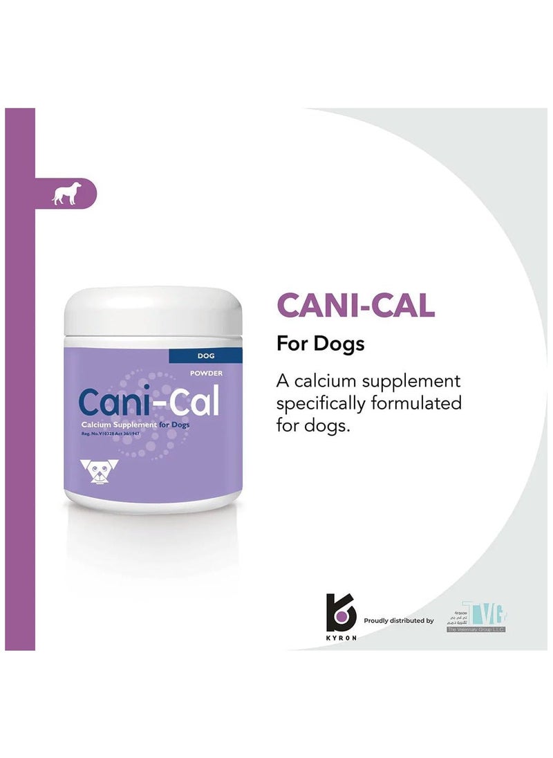 Cani-Cal Calcium Supplement for Dogs, Supports Strong Bones, Teeth, Overall Health