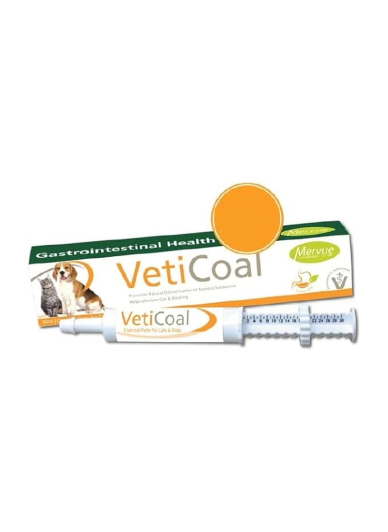 Veticoal Activated Charcoal Paste for Pets, Digestive Support, Toxin Absorption Aid