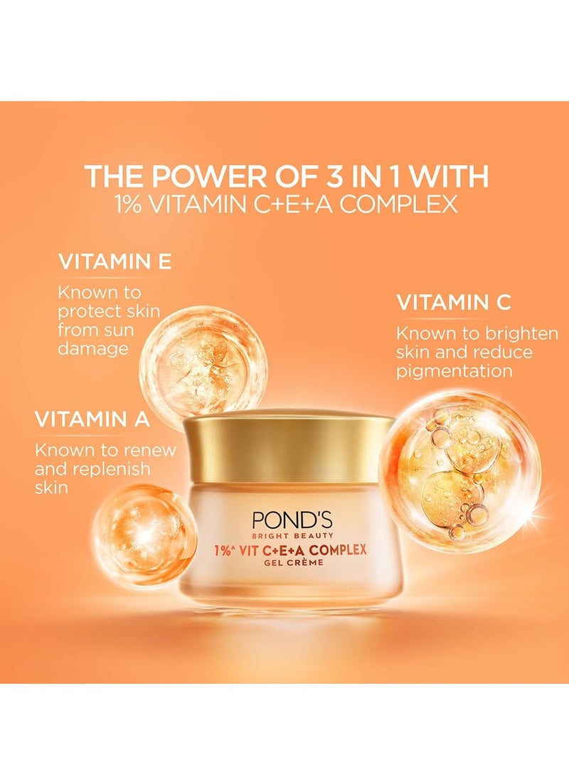 POND'S Bright Beauty 1% Vit C+E+A Gel Crème 50g