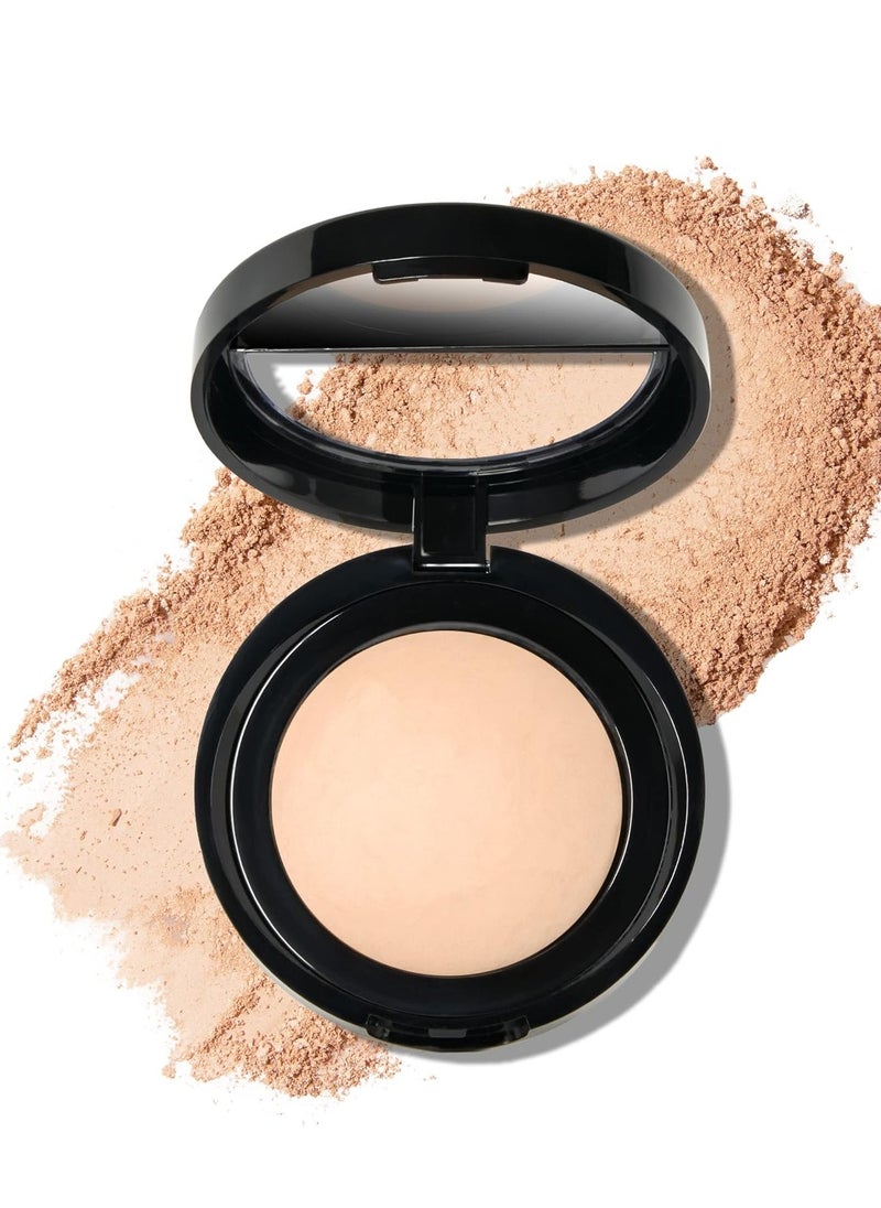 LAURA GELLER NEW YORK Baked Blurring + Setting Powder, Translucent Makeup Setting Powder For Soft-Focus Finish, Minimize Fine Lines and Pores, Porcelain/Fair