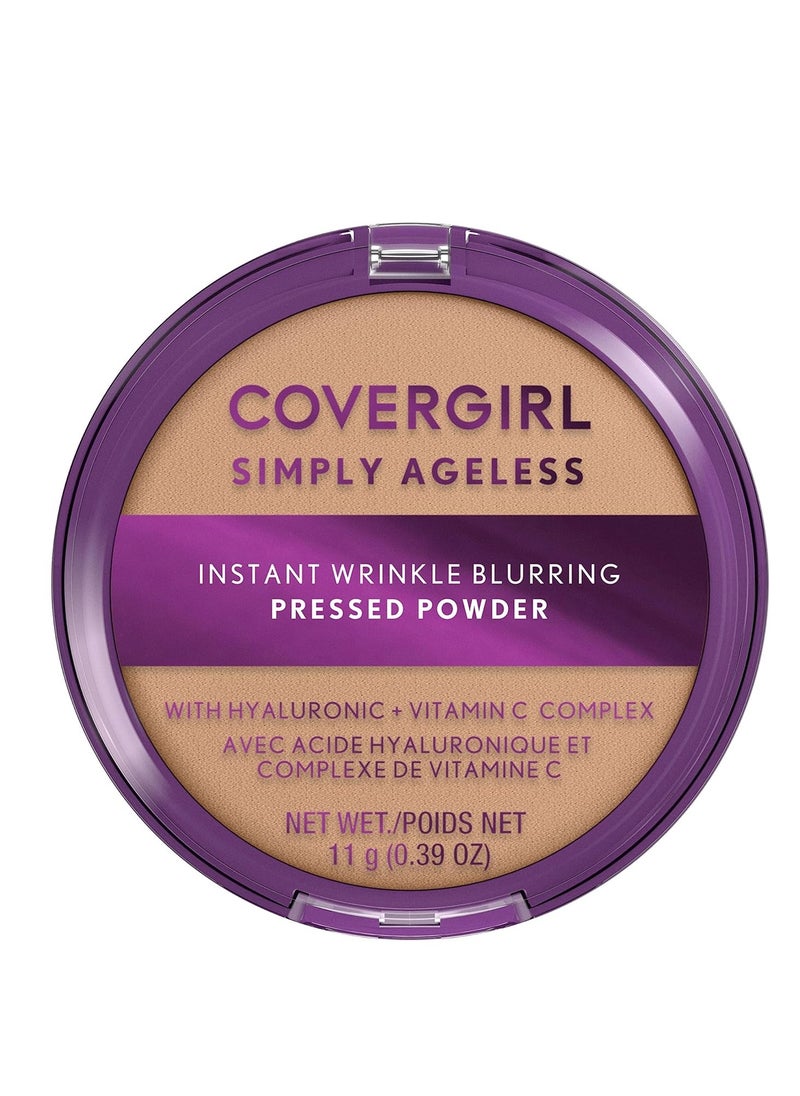 Covergirl Simply Ageless Instant Wrinkle Blurring Pressed Powder, Buff Beige, 0.39 Oz.