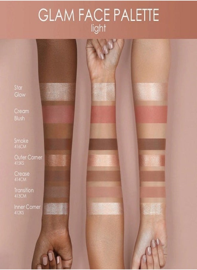 Natasha Denona Glam Face Palette - Eye & Cheek Essentials (Light) - Sold Out
