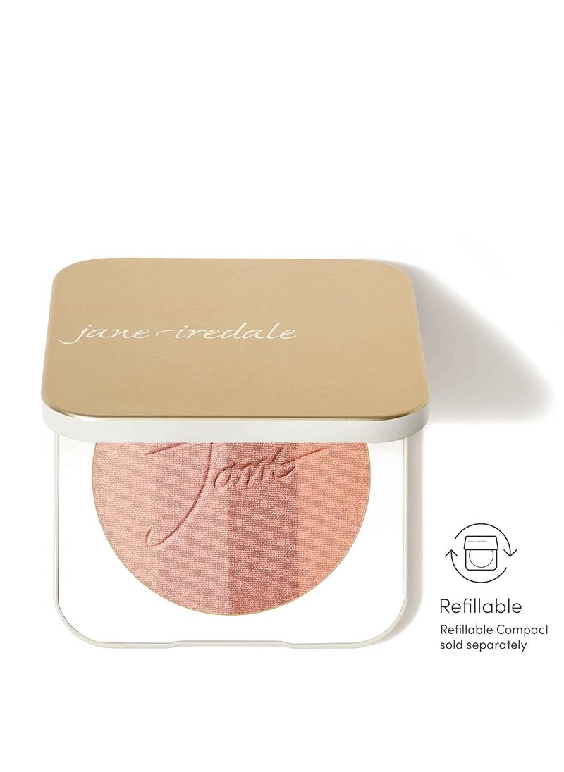 Jane Iredale PureBronze Shimmer Bronzer Refill Bronzing Powder with Buildable Coverage Lightweight & Breathable Cruelty-Free 4 Blendable Shades