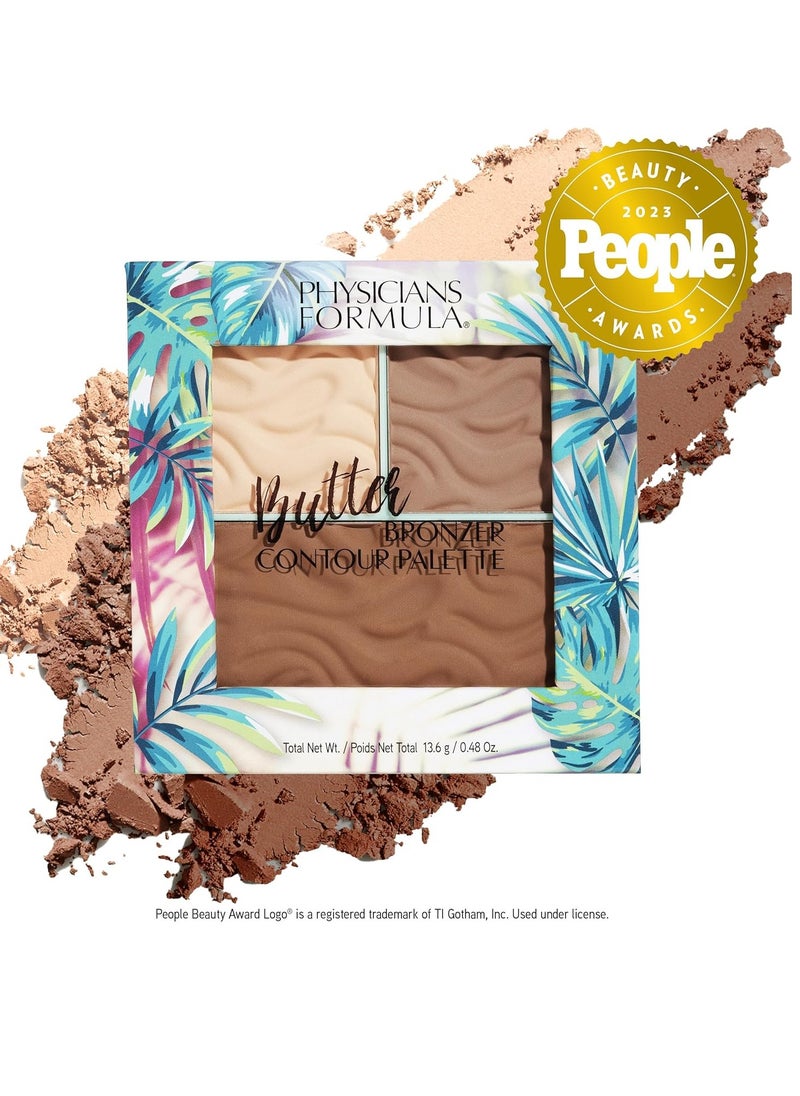 Physicians Formula Butter Bronzer Contour Palette, Light/Medium, 0.48 Ounce (Pack of 1)