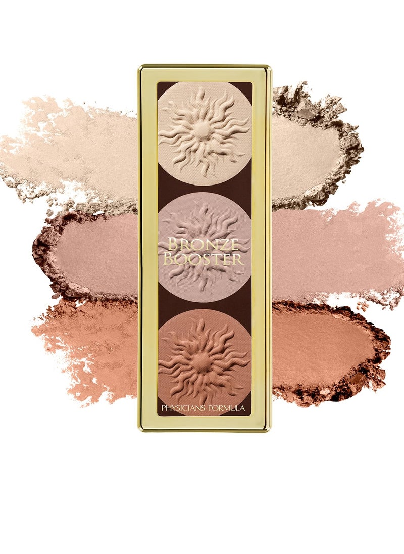 Physicians Formula Bronze Booster Highlight & Contour Powder Palette, Matte Sculpting,-Fragrance Free, Paraben Free, Gluten Free, Dermatologist Tested