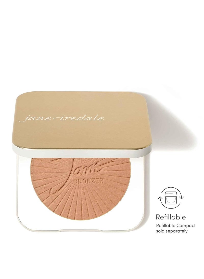 Jane Iredale PureBronze Matte Bronzer Refill Bronzing Powder with Buildable Coverage Lightweight & Breathable Feel Cruelty-Free 3 Natural Tones