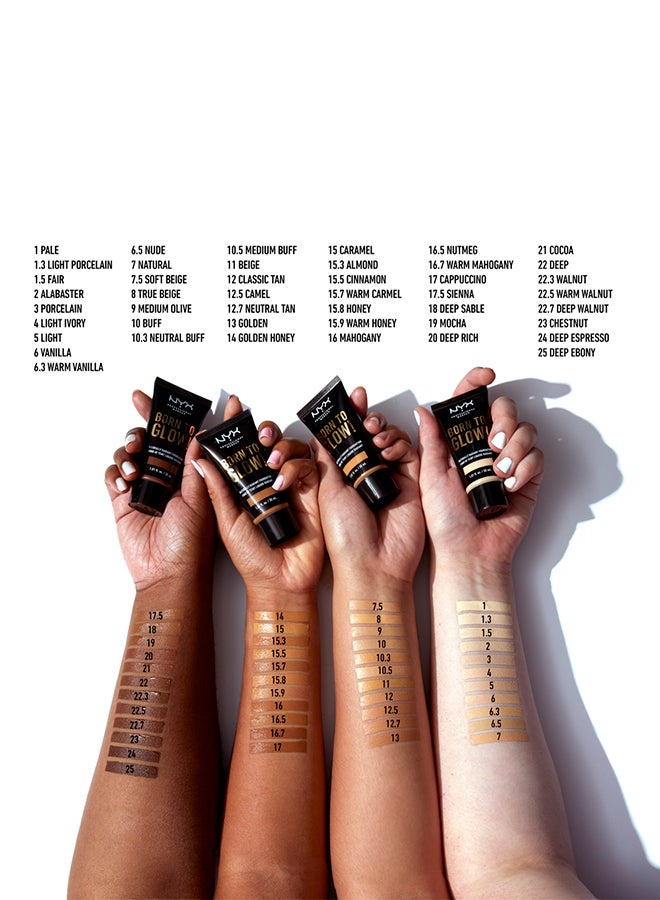 Born To Glow! Naturally Radiant Foundation Deep Sable