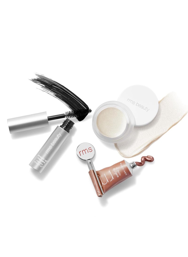 RMS Beauty Luminizer - Cream Highlighter Makeup, Face Highlighter & Inner Corner Eye Highlighter, Glow Balm Dewy Makeup Face Highlighters & Luminizers