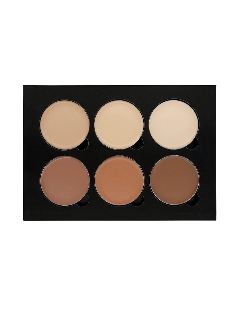 W7 Lift & Sculpt Cream Contour Kit - Concealing, Highlighting & Contouring Makeup Palette - Step-by-Step Instructions Included