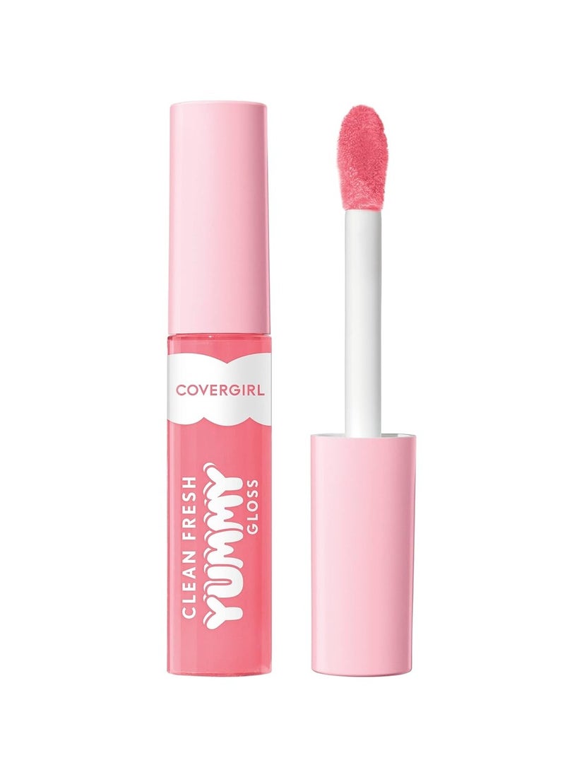 COVERGIRL Clean Fresh Yummy Gloss – Lip Gloss, Sheer, Natural Scents, Vegan Formula - Havana Good Time