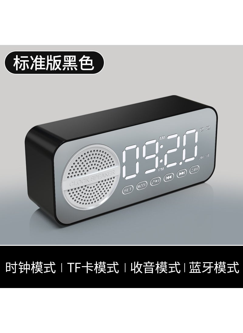 Smart AI Bluetooth Speaker Mirror ClockU-01 Technology Black [Clock Standard Edition]] U-01 Technology Black [Clock Standard Edition]]