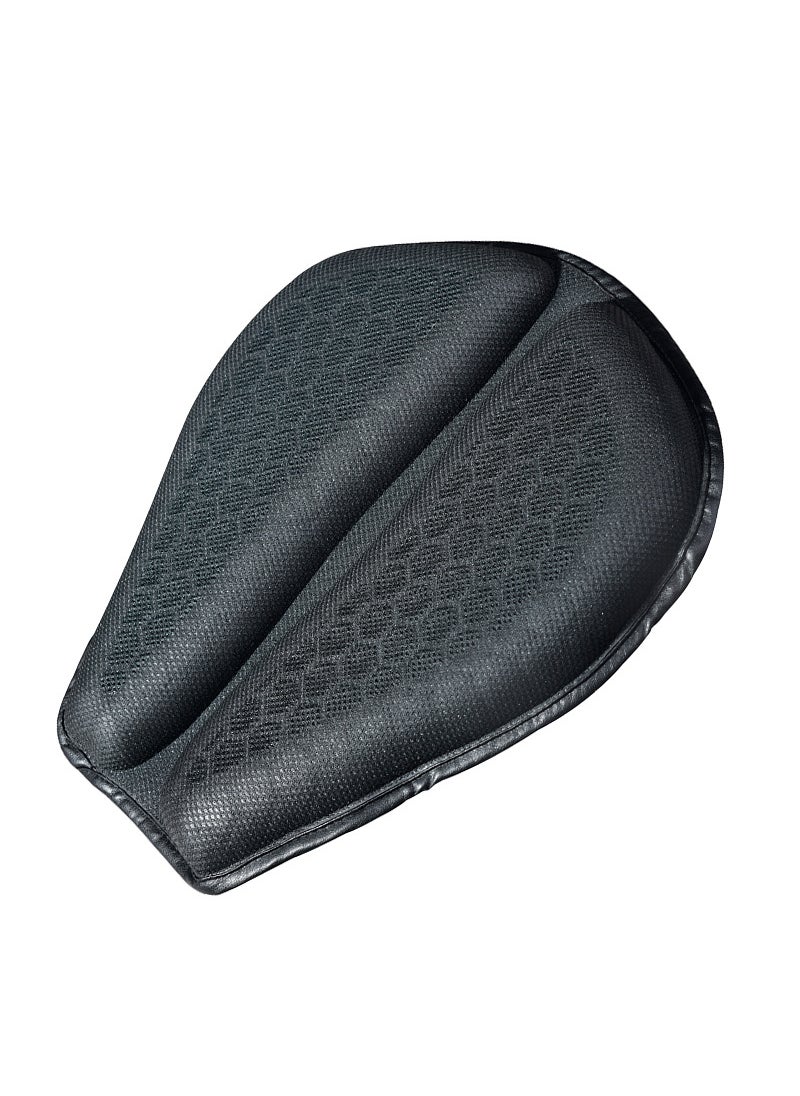 Honeycomb 3D summer heat insulation breathable motorcycle gel cushion cover electric car seat cover sunscreen four seasons universal waterproof Black