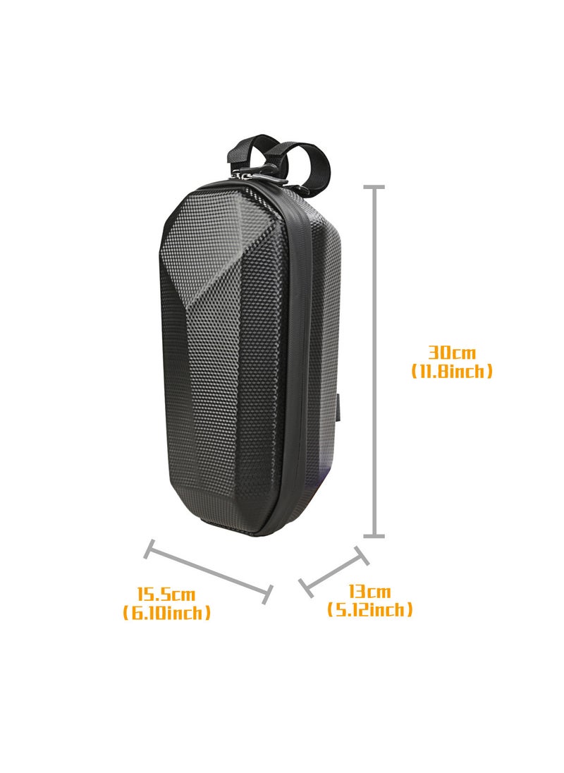 EVA Hard Shell Waterproof Scooter Head Bag Black