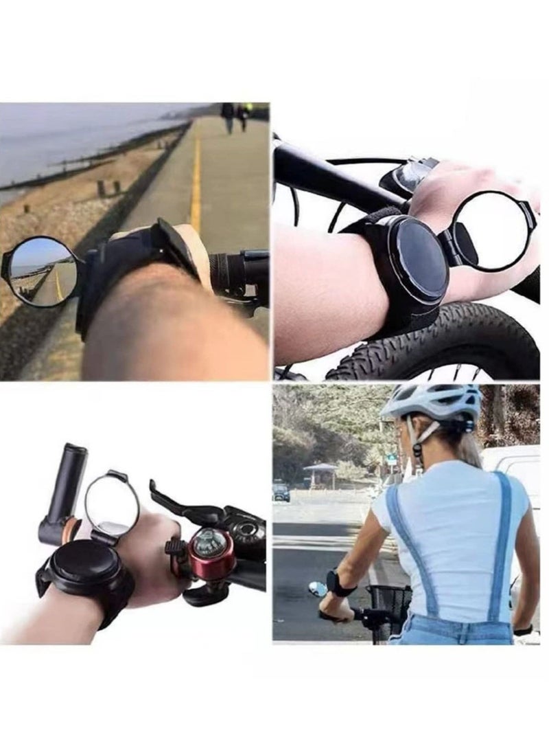 Bicycle Mirror, Cycling Rear View Mirror, Rotatable Adjustable Safe Rearview Mirror for Bicycle Mountain Bike Road Bikes