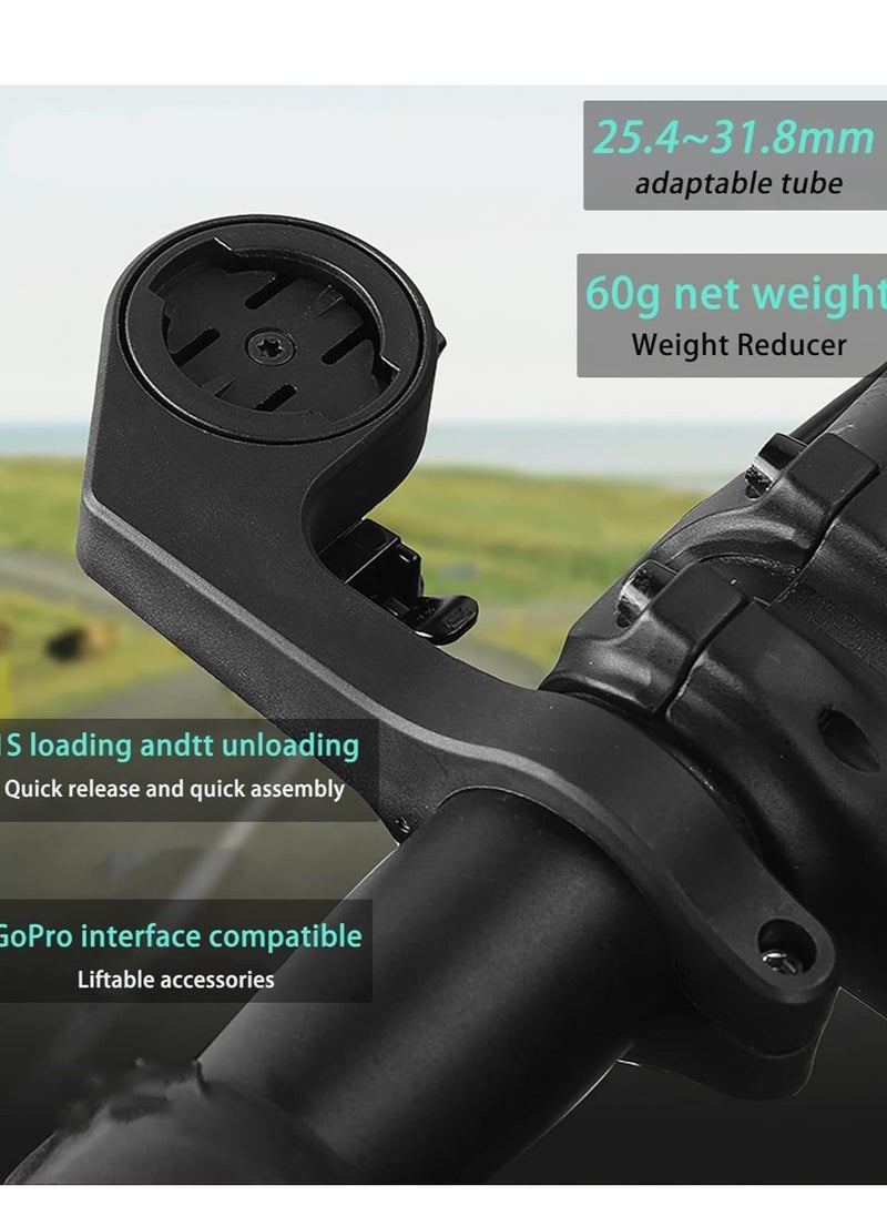 Airtag Mount Hidden Bicycle Seatpost, Bike Computer Compatible with Edge GPS Cycling, Out Front Garmin with XOSS G/G+, iGPSPORT, FitsHandlebar