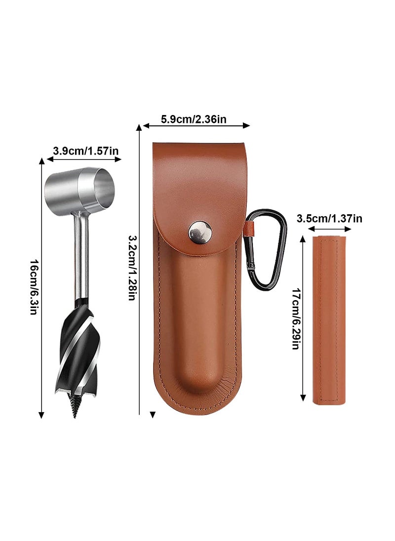 Bushcraft Gear for Survival, Bushcraft Gear and Manual Auger, Manual Hole Maker for Camping and Outdoor Backpacking Gear