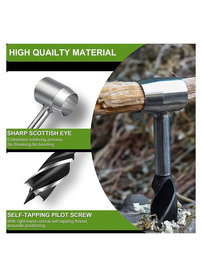 Bushcraft Gear for Survival, Bushcraft Gear and Manual Auger, Manual Hole Maker for Camping and Outdoor Backpacking Gear