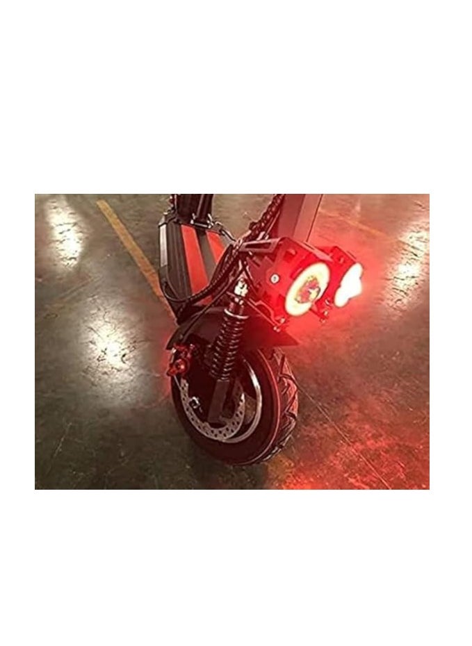 E10-scooter for Adult Foldable Speedy with LED Light and 50Km Mileage 800Watts Full Foldable 48V 10Ah Improved (1000wh) 50Km Speed Include Anti-Theft RC and Free vest, helmet and lock