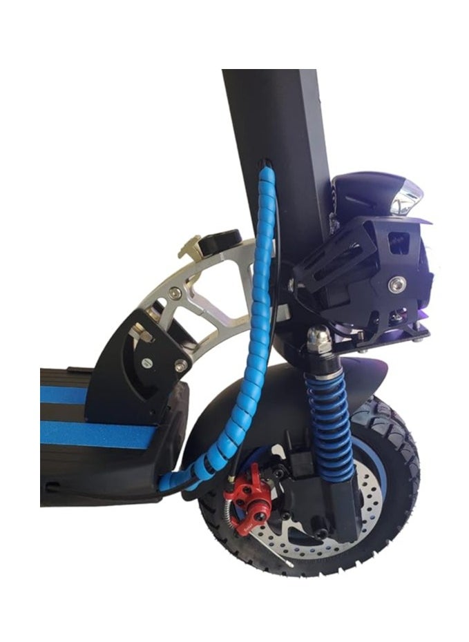 Rohan Wings E10 Pro Electric Scooter 2024 1800W, 25 to 30km Mileage Full Foldable, With Off Road Tires for 10 X 2.5 Tires, Blue