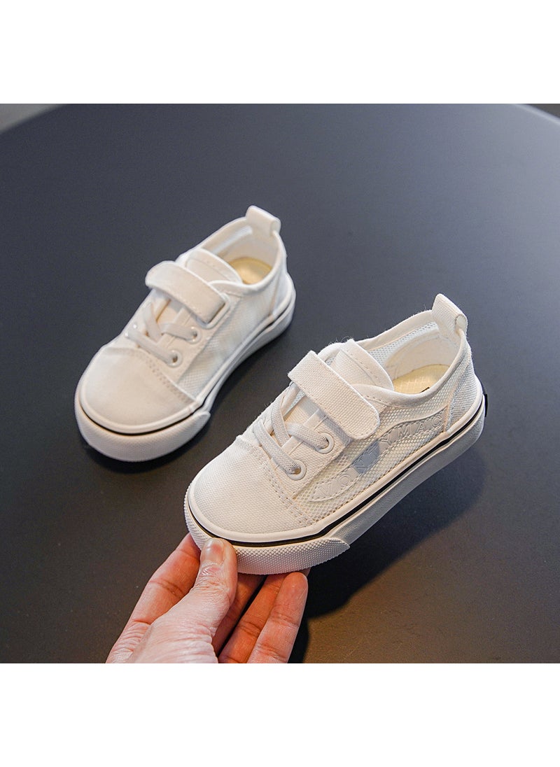 Toddler Breathable Canvas Shoes Summer 2022White White