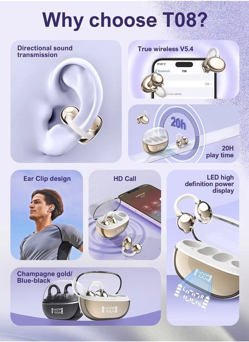 Wireless Stereo BT Open Earphones Wireless In-Ear Bluetooth