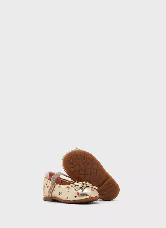 MOLEKINHA Ballerinas For Infant Girls, Gold