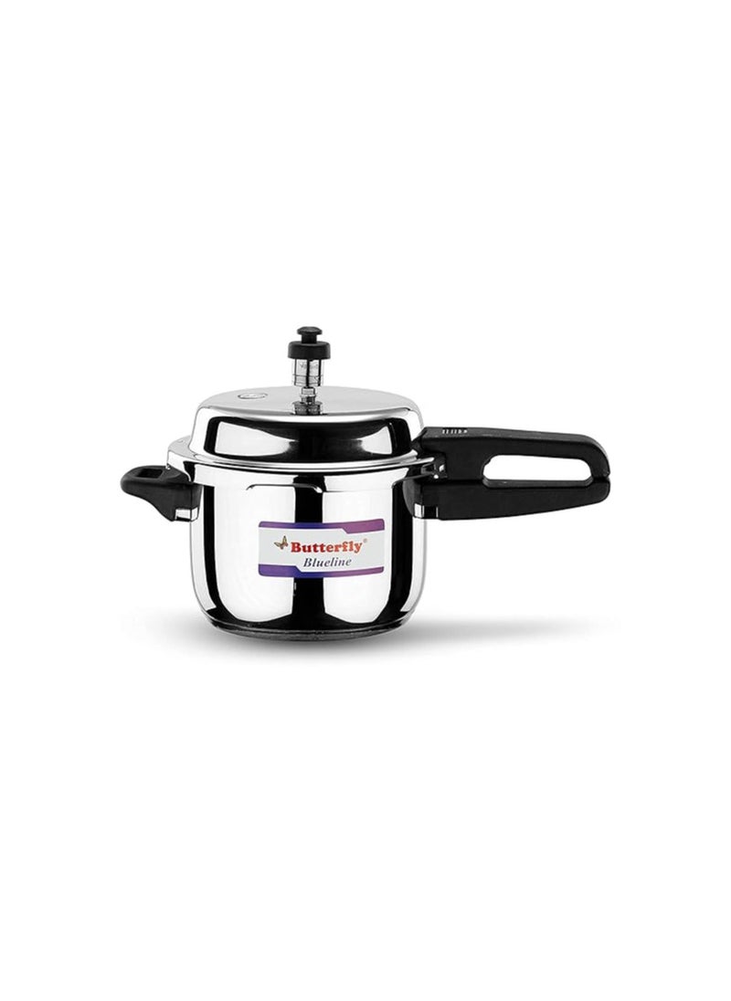 Butterfly Blue Line Stainless Steel Pressure Cooker, 3 Litre