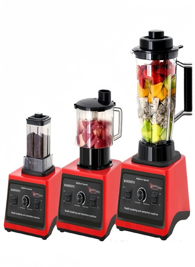 BARDEFU Multi-Purpose Blender BF-5032, 3.0L, 6-in-1, 9500W - 4PCS Set, 3-Pin Plug