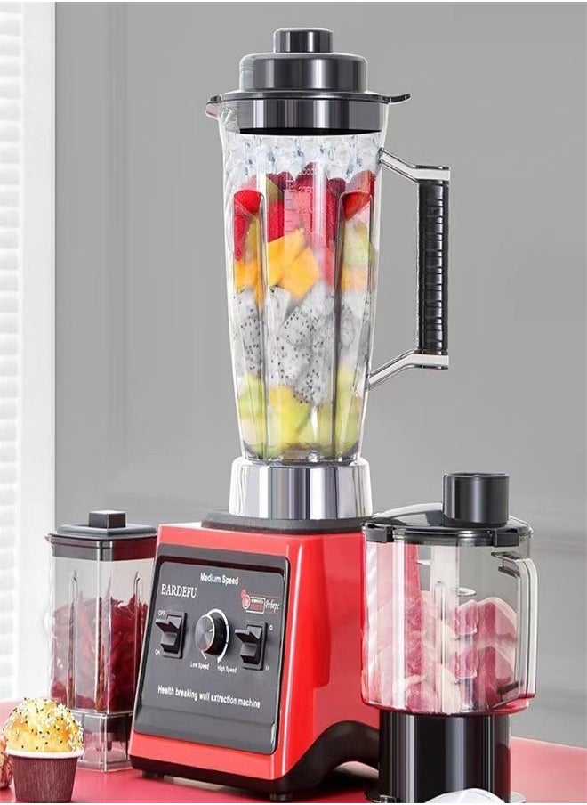 BARDEFU Multi-Purpose Blender BF-5032, 3.0L, 6-in-1, 9500W - 4PCS Set, 3-Pin Plug