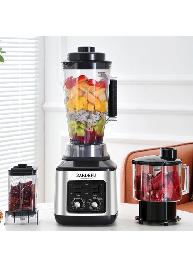 Bardefu 6-in-1 High-Performance Blender, Grinder, and Food Processor Set