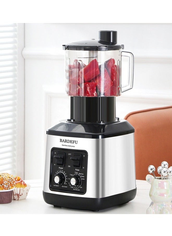 Bardefu 6-in-1 High-Performance Blender, Grinder, and Food Processor Set