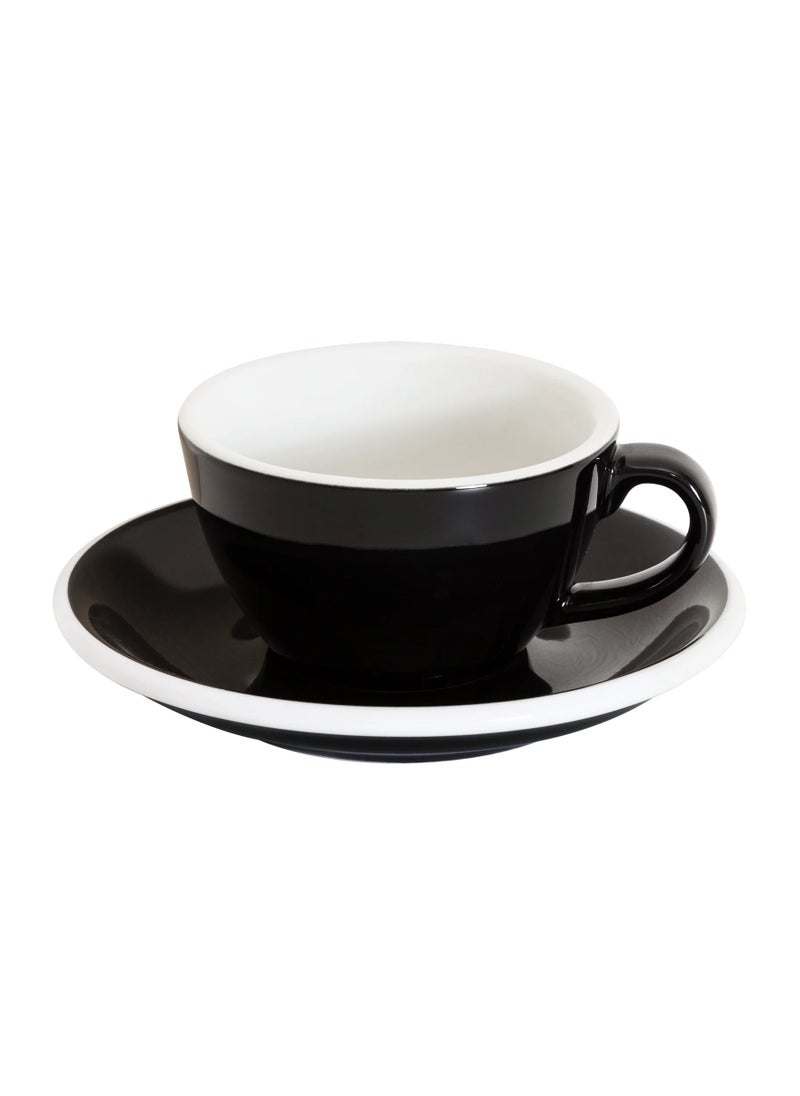 Loveramics Egg Flat White Cup Black  150ml