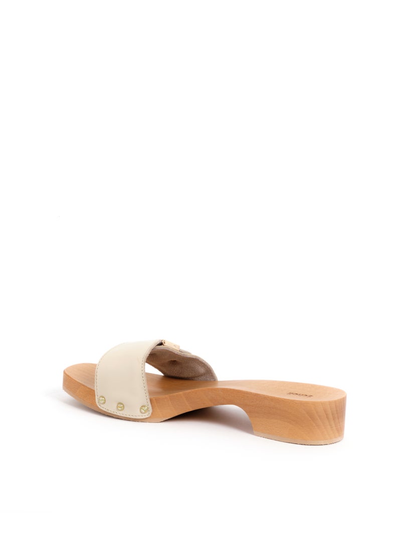 MULES OFF WHITE PESCURA CAMERON