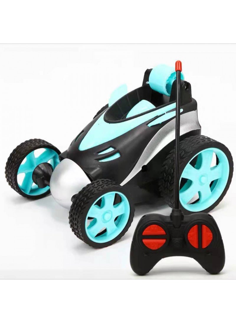 Double-sided Stunt RC Car Kids RechargeableBlue battery version [self-provided battery]] Blue battery version [self-provided battery]]