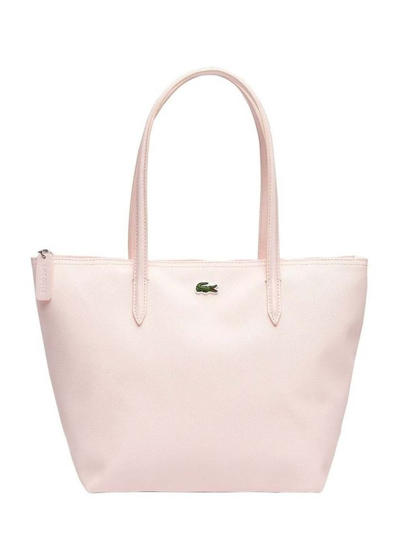 Lacoste Tote Bags for Women Medium, Pink Women's Shoulder Bags,Lacoste Handbag