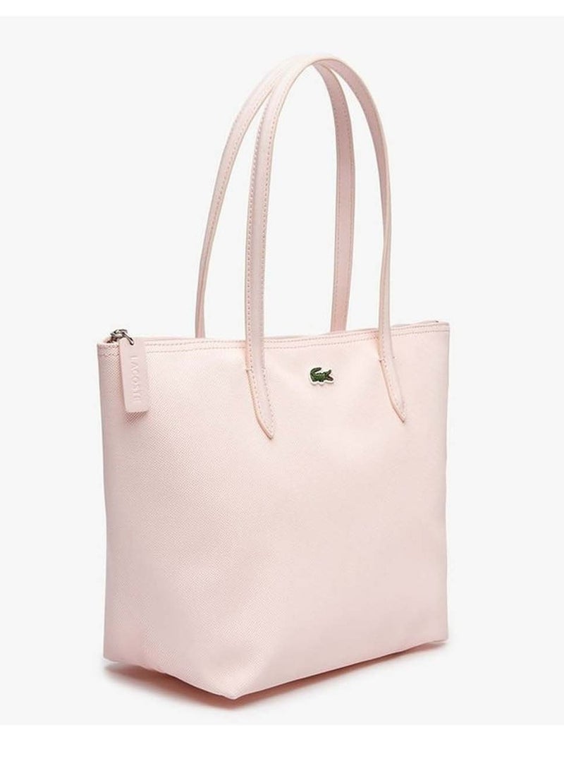 Lacoste Tote Bags for Women Medium, Pink Women's Shoulder Bags,Lacoste Handbag