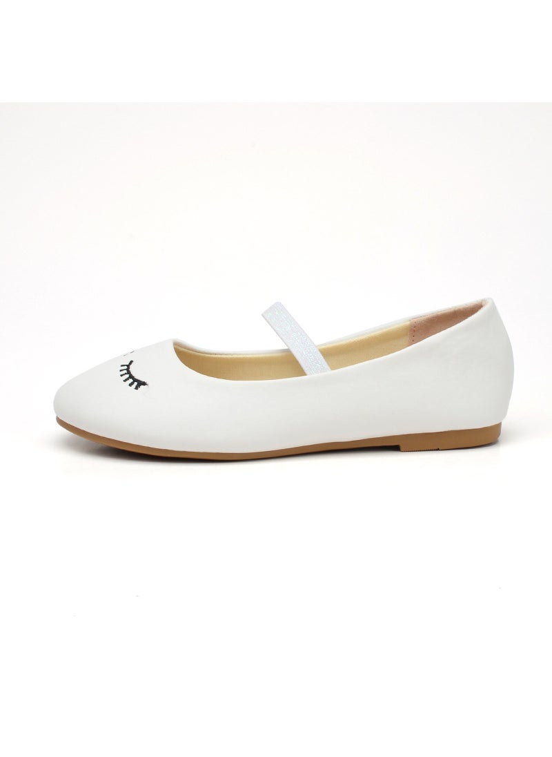 Versatile Cute Girls Shoes for All SeasonsWhite CKA013 White CKA013