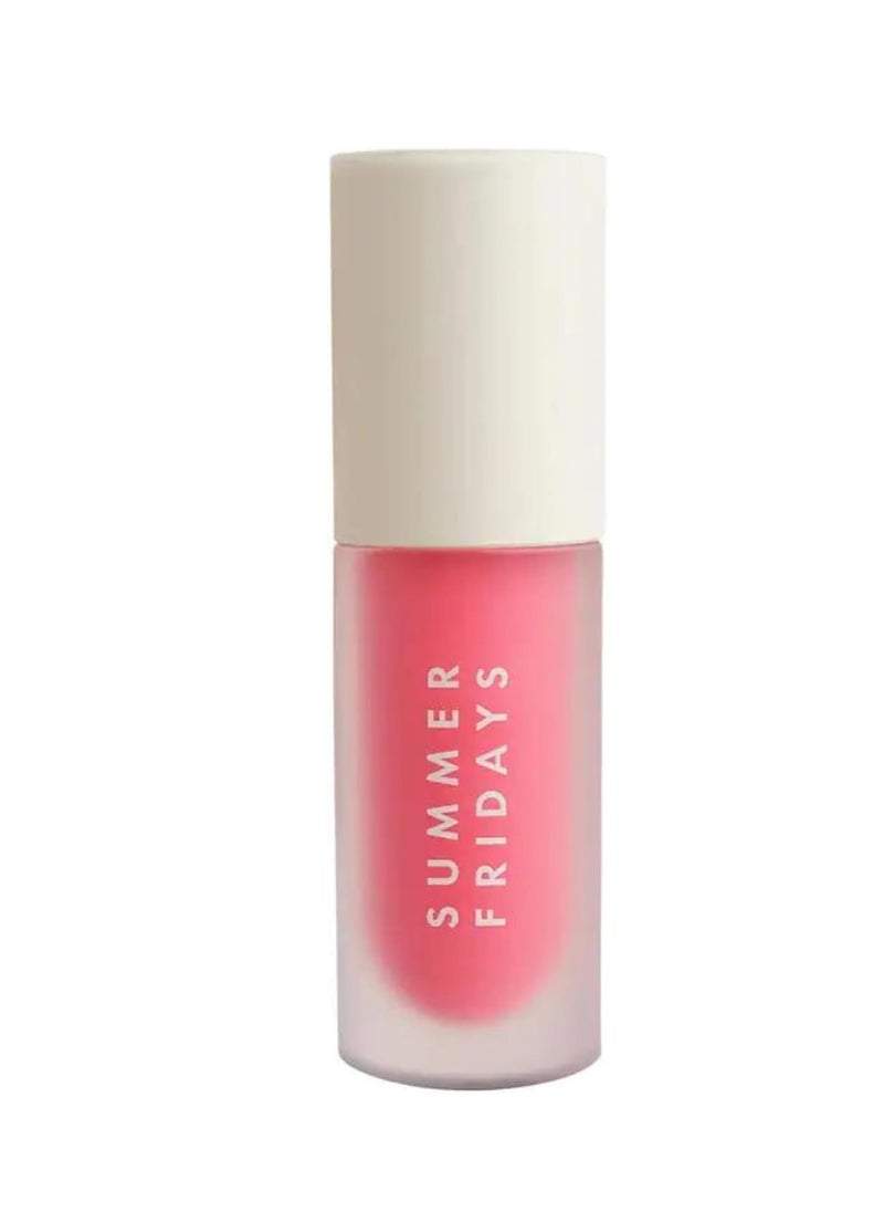 Dream Lip Oil for Moisturizing Sheer Coverage, High-Shine Tint, and Deep Hydration - Pink Cloud (4.5ml)