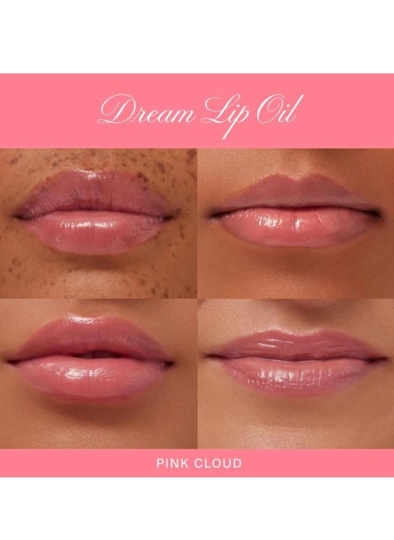 Dream Lip Oil for Moisturizing Sheer Coverage, High-Shine Tint, and Deep Hydration - Pink Cloud (4.5ml)