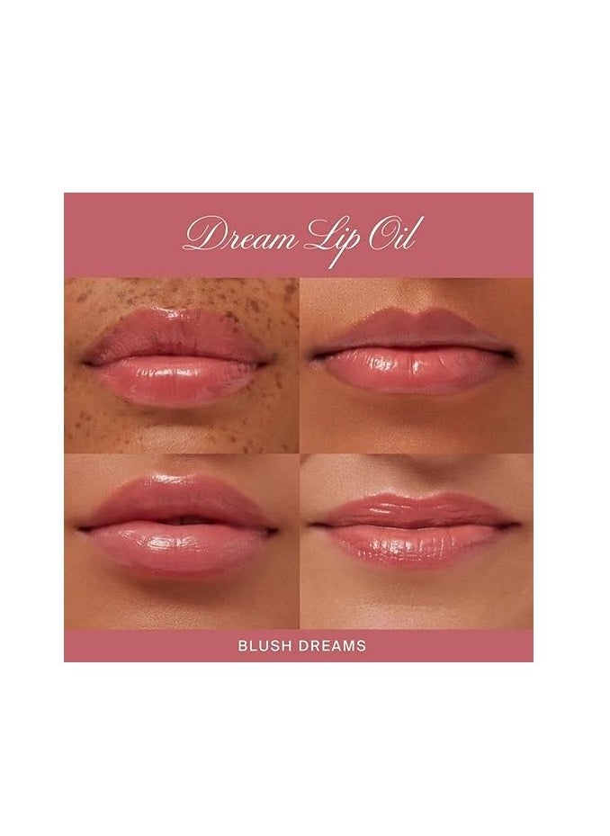 Dream Lip Oil for Moisturizing Sheer Coverage, High-Shine Tint, and Deep Hydration - Blush Dreams (4.5ml)