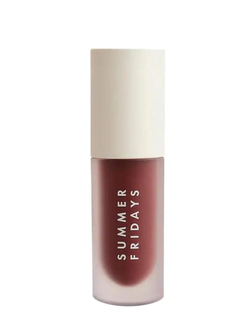 Dream Lip Oil for Moisturizing Sheer Coverage, High-Shine Tint, and Deep Hydration - Rosewood Nights (4.5ml)