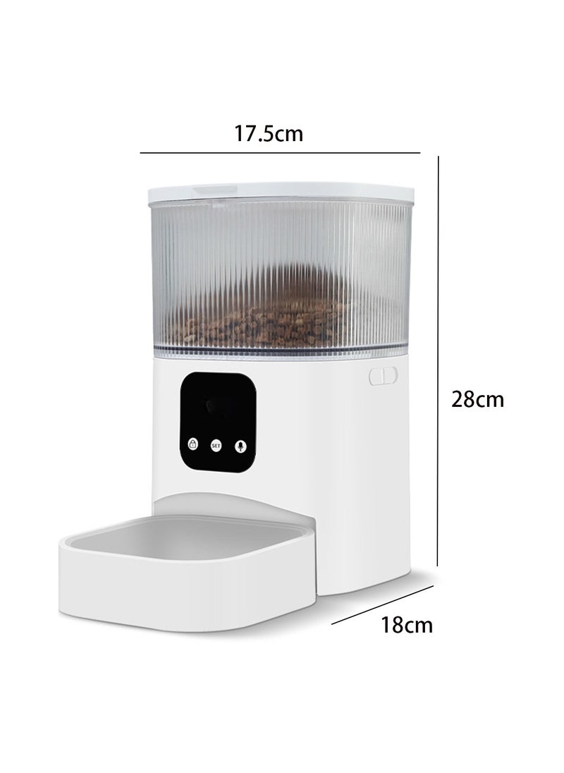 Automatic Cat Feeder Pet Smart Feeder Dog Feeder Automatic Dry Food Dispenser Pet Food Dispenser for Cat & Small Dog