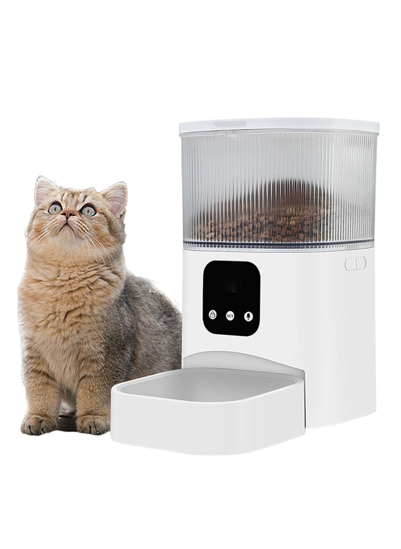 Automatic Cat Feeder Pet Smart Feeder Dog Feeder Automatic Dry Food Dispenser Pet Food Dispenser for Cat & Small Dog