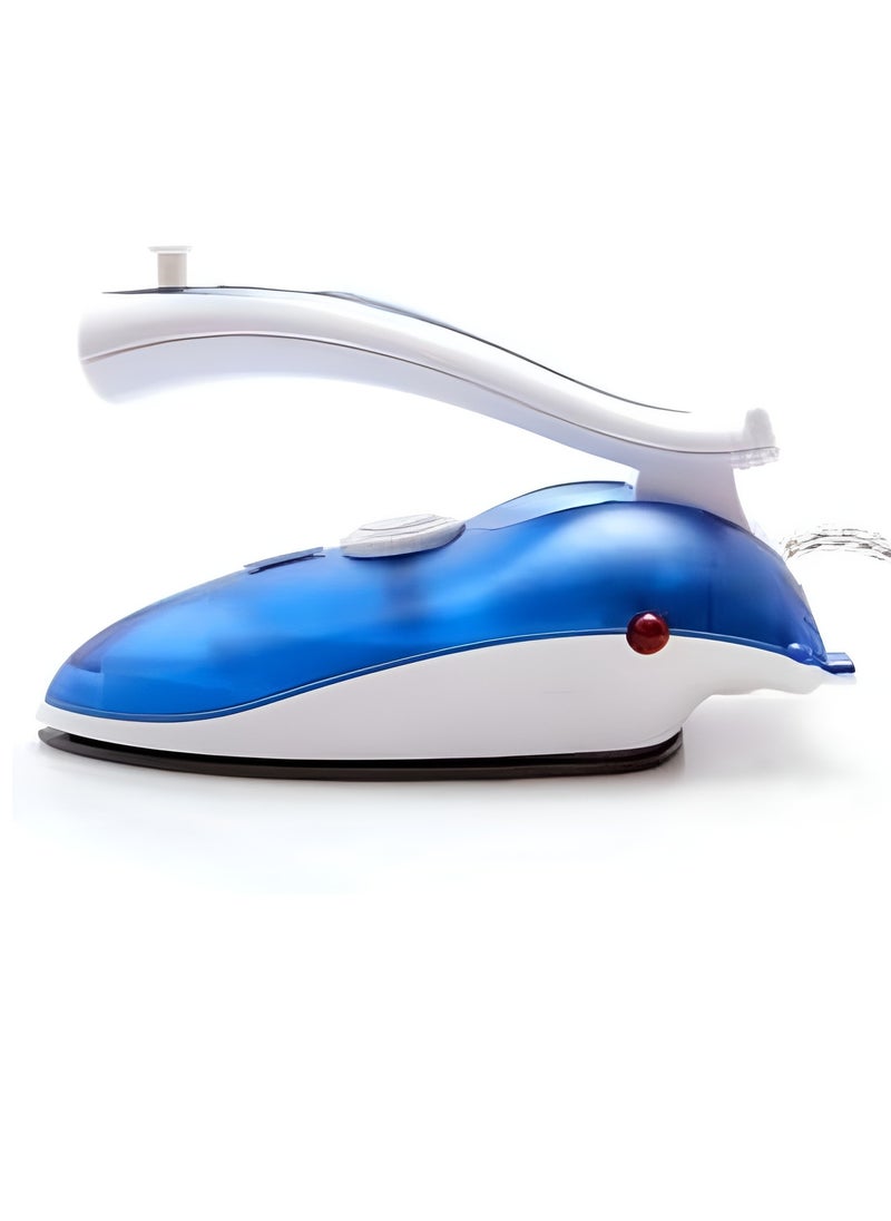 Travel Steam Iron 80ml with Ceramic Coating Soleplate | Foldable Handle, Burst Steam & Dual Voltage | Compact Mini Iron for Clothes, Fast Heat-Up, Perfect for Travel & Home