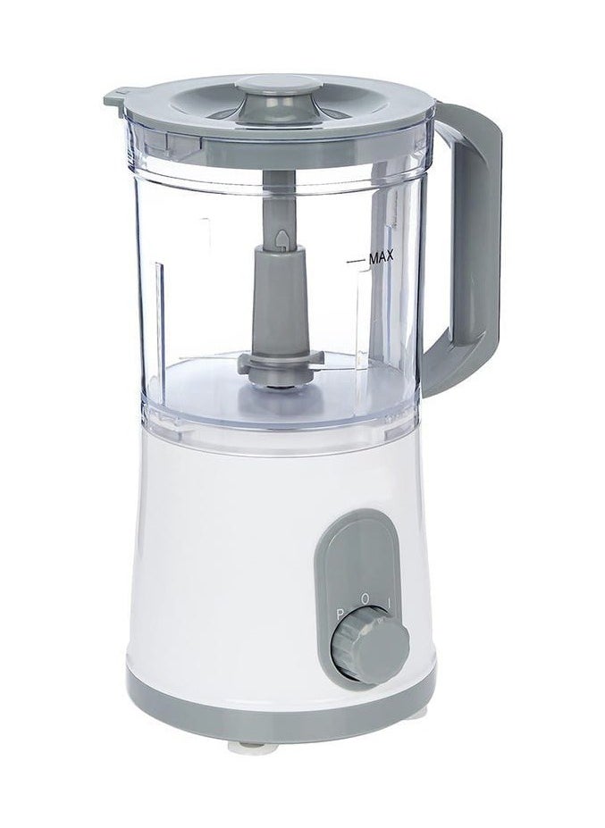 Food Chopper 400W with High-Efficiency Copper Motor | 0.7L Jar, Stainless Steel Blades, 2-Speed Pulse Control | Ideal for Ice Crushing, Meat, Fish, Vegetables & Fruits