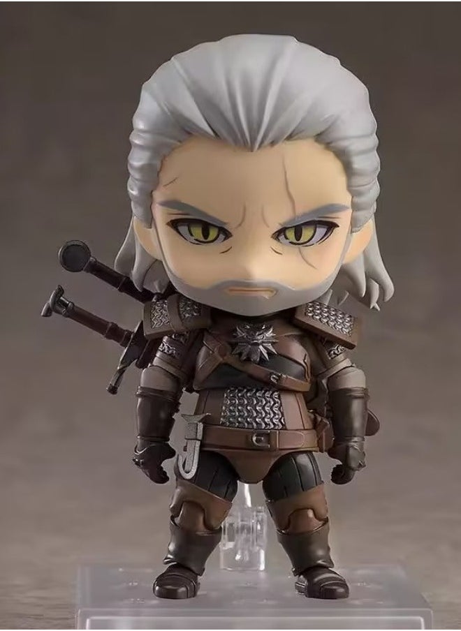 13.5*9*17.5CM Geralt The Wizard White Wolf