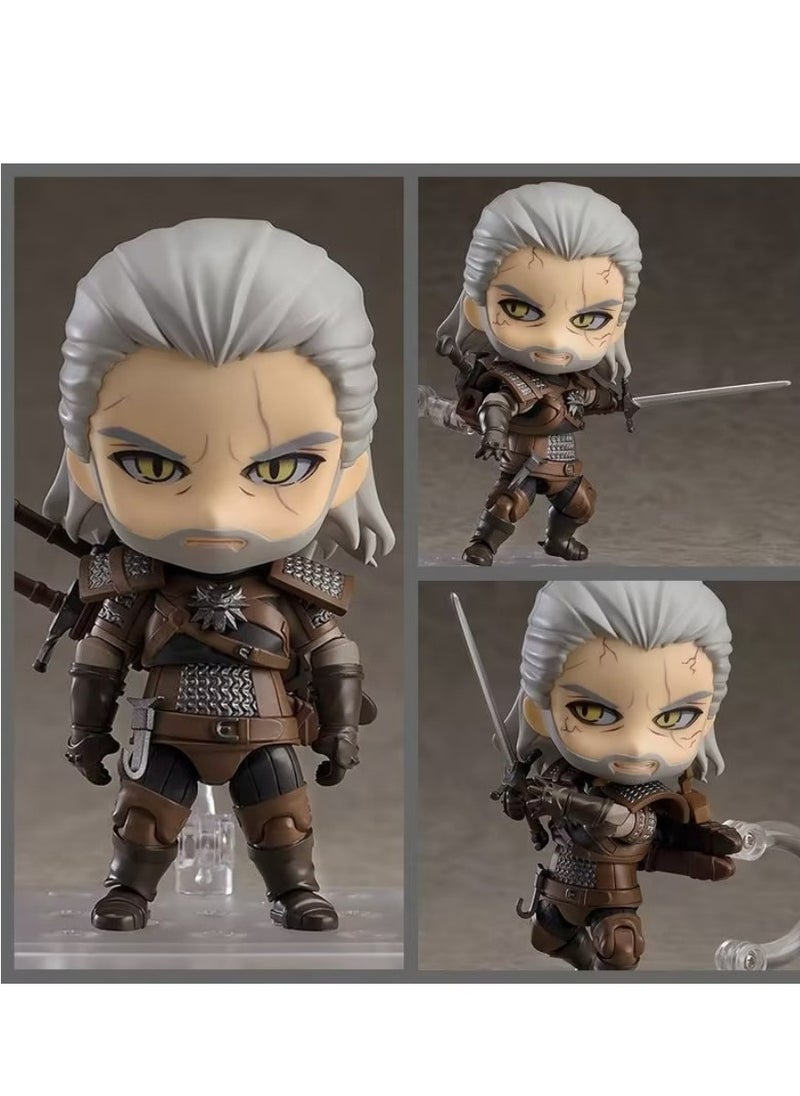 13.5*9*17.5CM Geralt The Wizard White Wolf