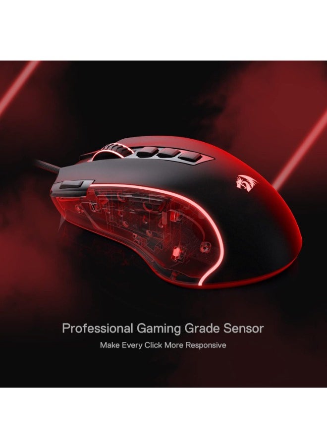 Predator Wired Gaming Mouse, Black, M612-Rgb