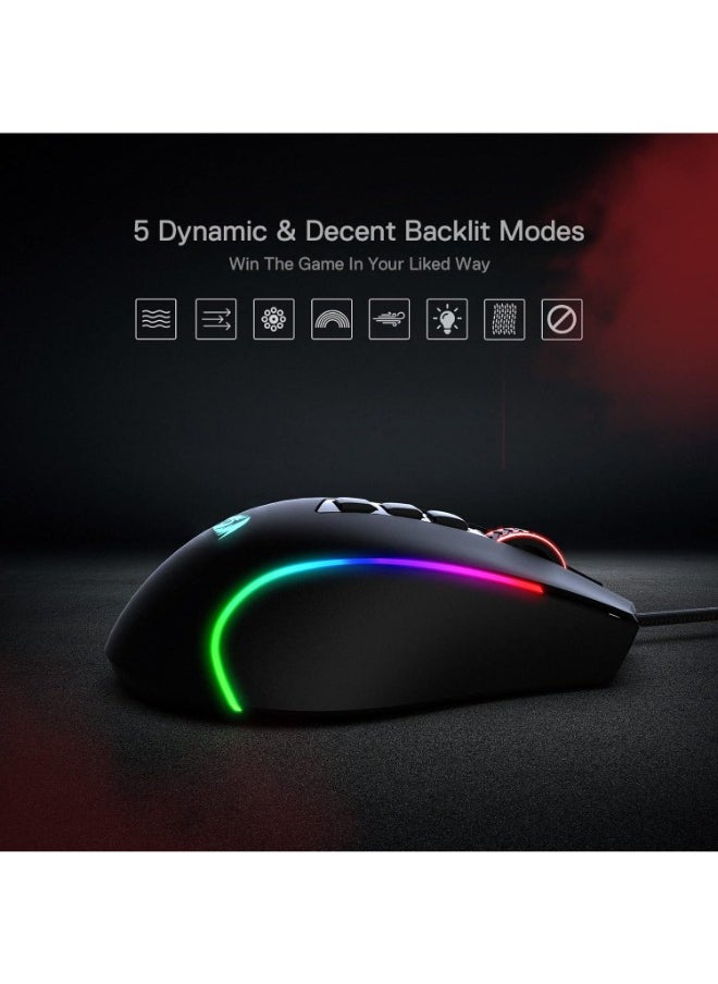 Predator Wired Gaming Mouse, Black, M612-Rgb